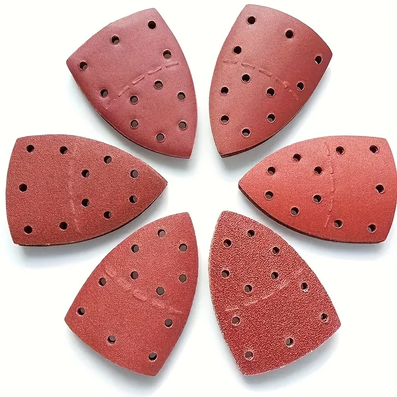 5/20개 샌딩 시트 - 마우스 샌더용 11개의 구멍이 있는 40-240 그릿의 혼합 입자 - 마무리 및 연마 작업에 적합합니다!