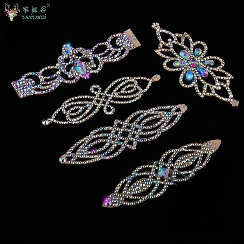 Belly Dance Bracelet High-end Elegant Mittens Female Adult Latin Dance Performance Rhinestone Matching Competition Accessories