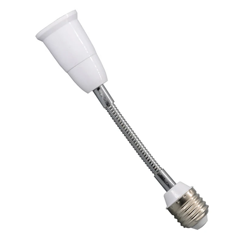 Extensor de Base de lámpara E27 a E27, convertidor de portalámparas de 180mm, E27-E27, adaptador de enchufe de lámpara ignífugo para bombilla