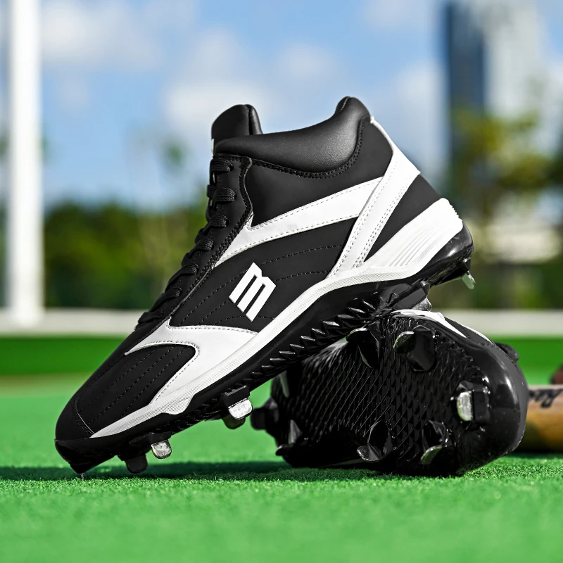 

2025 Hot Sale Baseball Shoes for Men Outdoor Lawn Court Mens Shoes Comfortable Man Baseball Shoe Anti-Slip Walking Shoe Mens