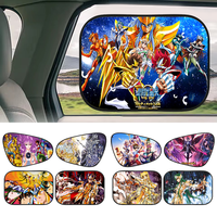 Saint Seiya Anime Cartoon Car Sunshade Covers Cover Universal Windscreen Folding Visor Windshield Auto Sun Shade Accessories
