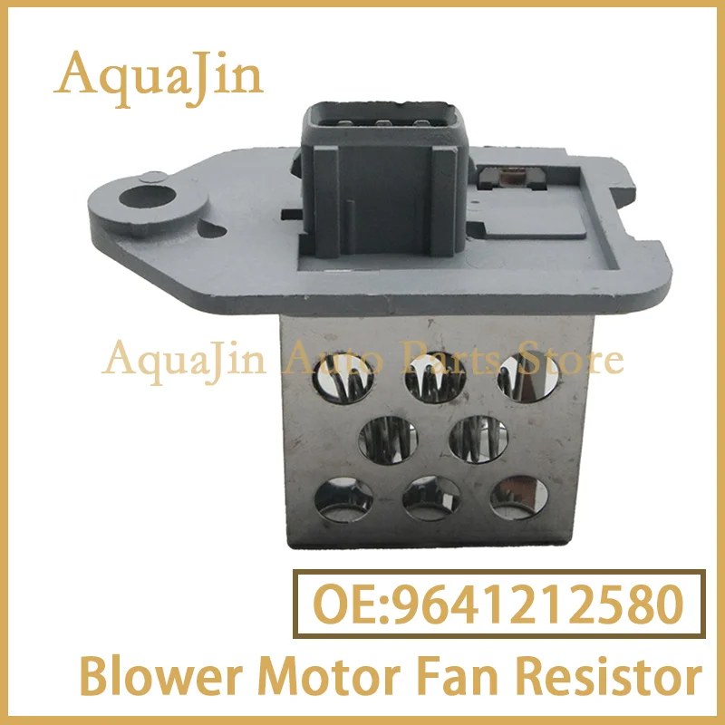

9641212580 Blower Motor Resistor For Citroen Berlingo C5 Peugeot 206 307 406 807 Expert Partner Fits New OE Auto Car Accessories