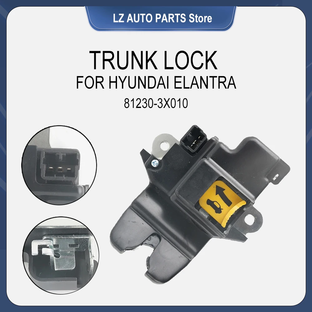 Car Rear Tailgate Latch With Actuator,Trunk Lock For Hyundai Elantra 11-16 Sedan 11-14 Coupe 812303X010 81230-3X010