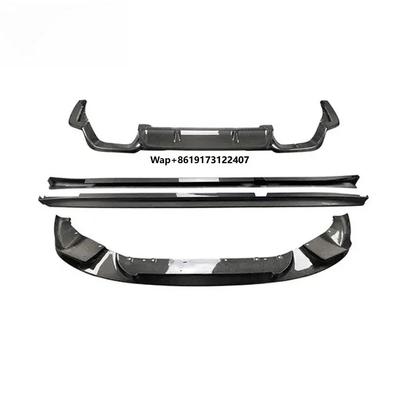 

3D Style Carbon Fiber Front Lip Side Skirts Rear Diffuser for X4M F98 X3M F97 Body Kit
