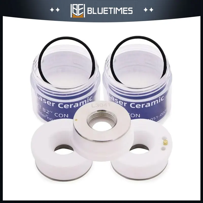 Bluetimes Laser In Fibra di Ceramica Per Precitec Raytools WSX Taglio Laser Incisione Testa Della Macchina Supporto Ugello PartsKT B2 CON 28/32mm