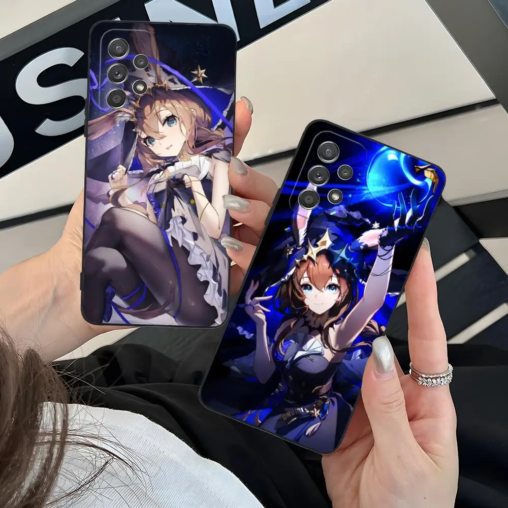 

Arknights Amiya Mobile Phone Case for Samsung Galaxy M55 54 42 35 34 33 32 23 22 15 14 13 12 F55 5G Colour Protective Cover