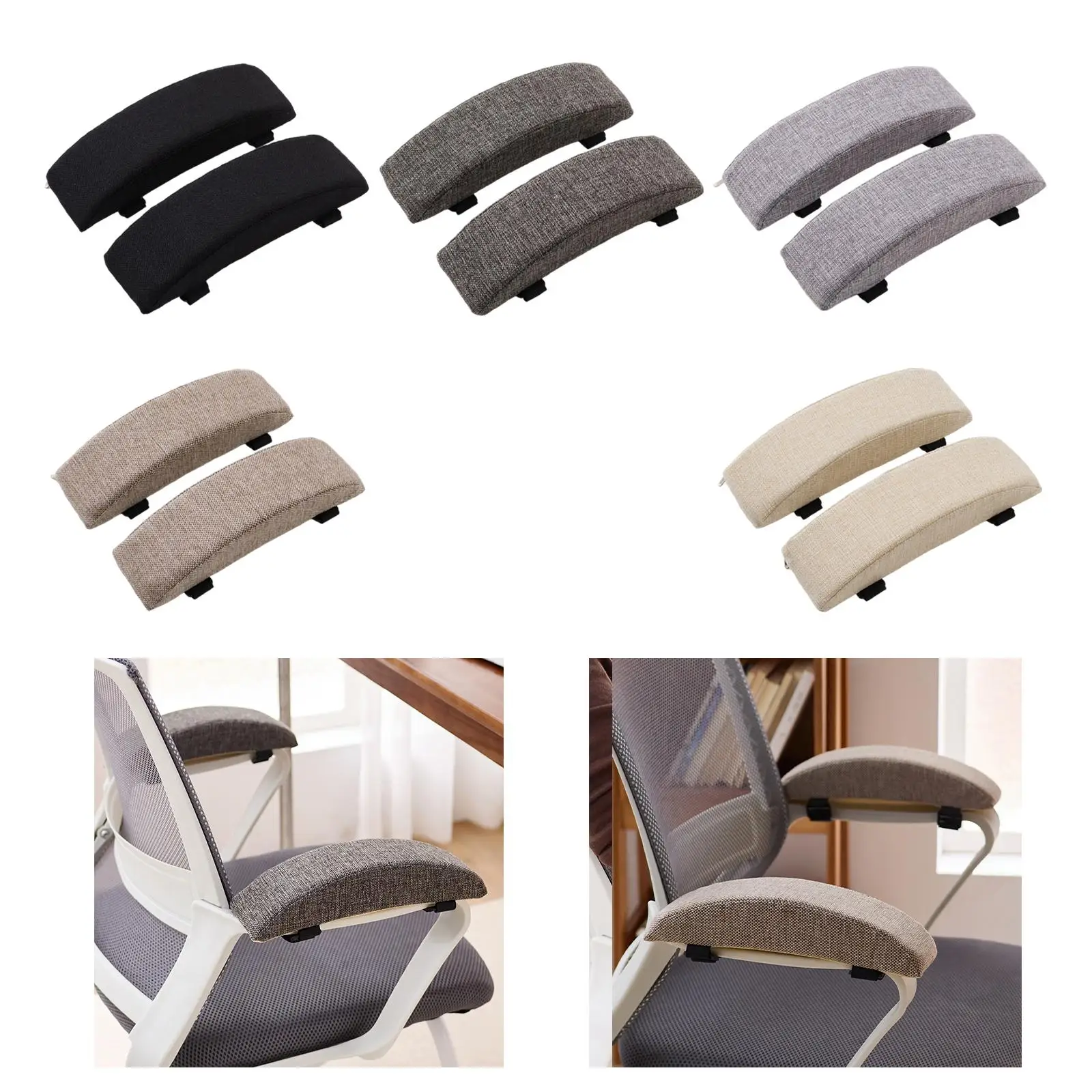 Office Chair Armrest Pad Elbow Cushion for Computer Chair Home Dining Room