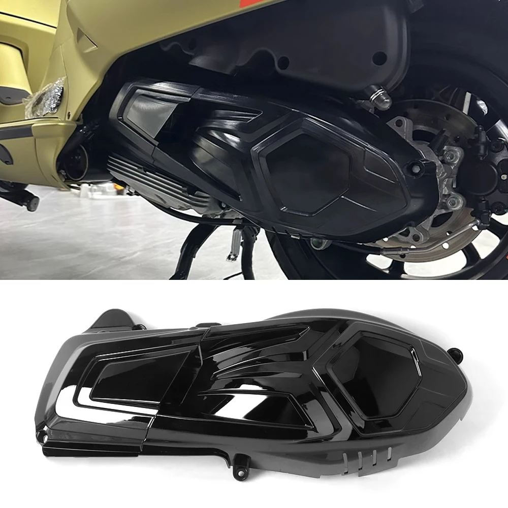 Akcesoria motocyklowe pokrywa silnika lewa skrzynia biegów osłona termiczna osłona silnika dla Vespa GTS300 GTS 300 GTV300 GTV 300