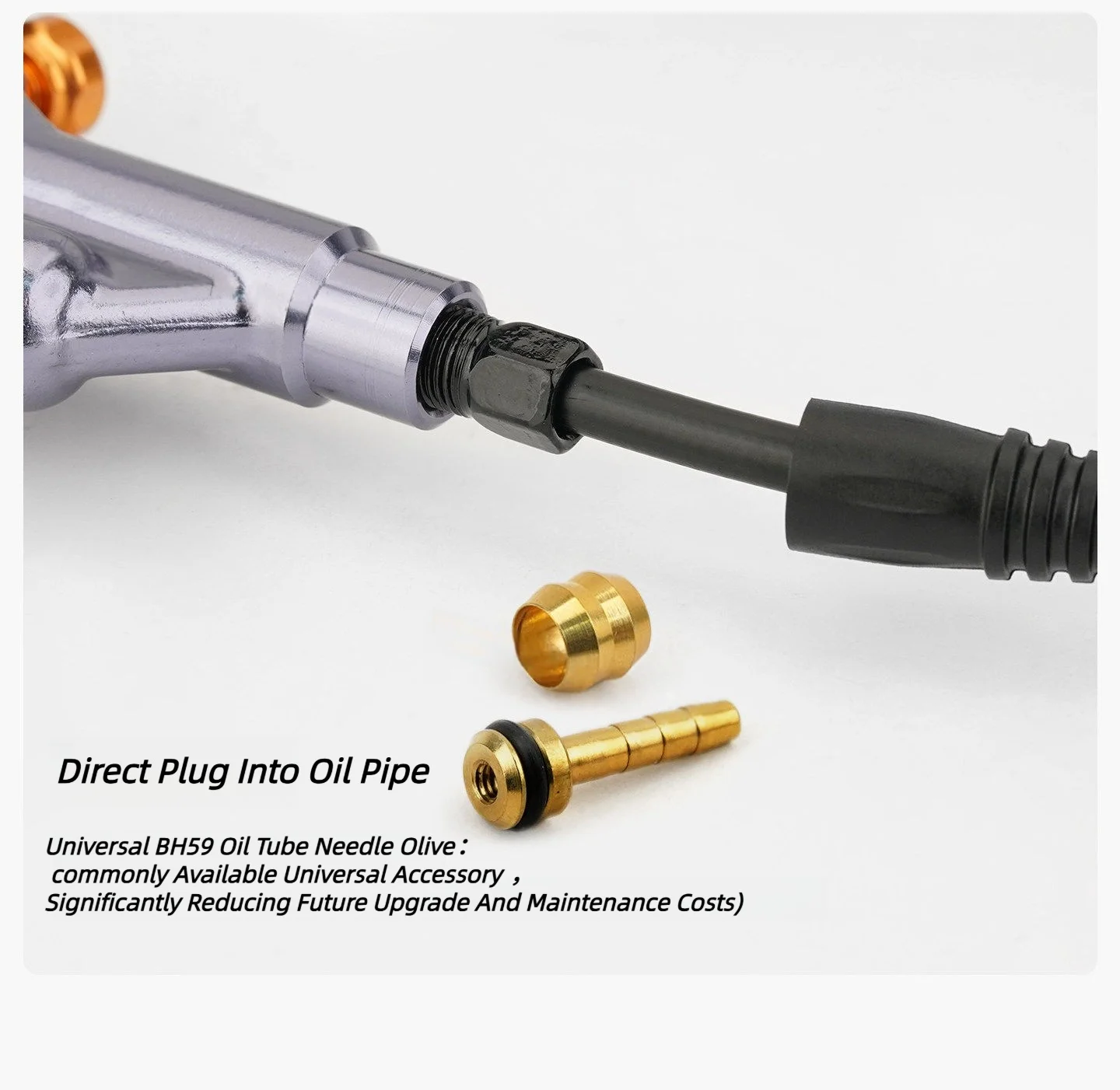 FROG WAKE FW900 MTB Hydraulische Scheibenbremse 4 Kolben 950/1650mm Vorne und Hinten Passend für Shimano Surron MAGURA Fahrrad-Bremsen-Kit – Detail 8