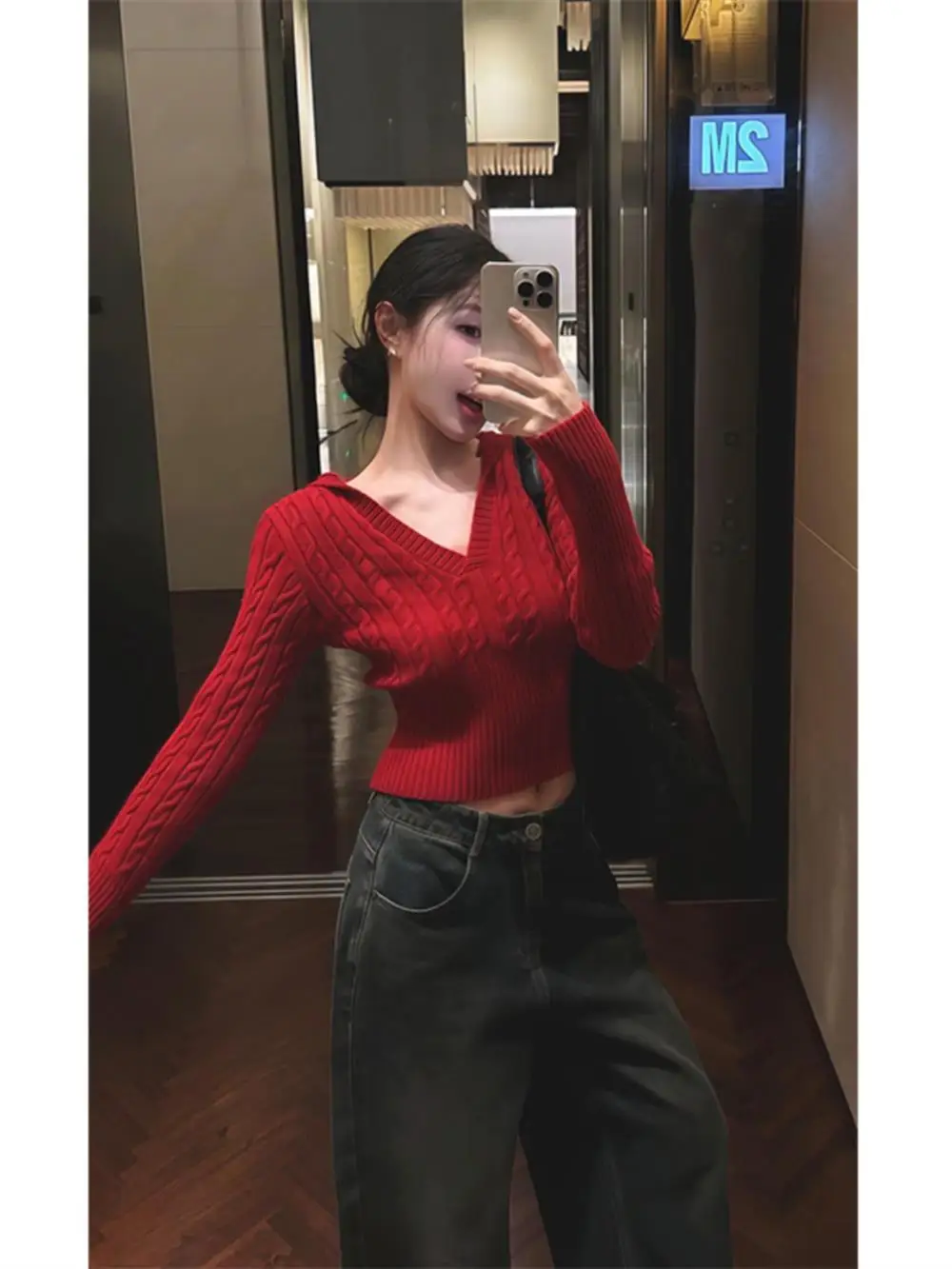 

Новый женский облегающий вязаный свитер-худи с длинным рукавом, базовый слой для осени и зимы, высококачественная трикотажная одежда