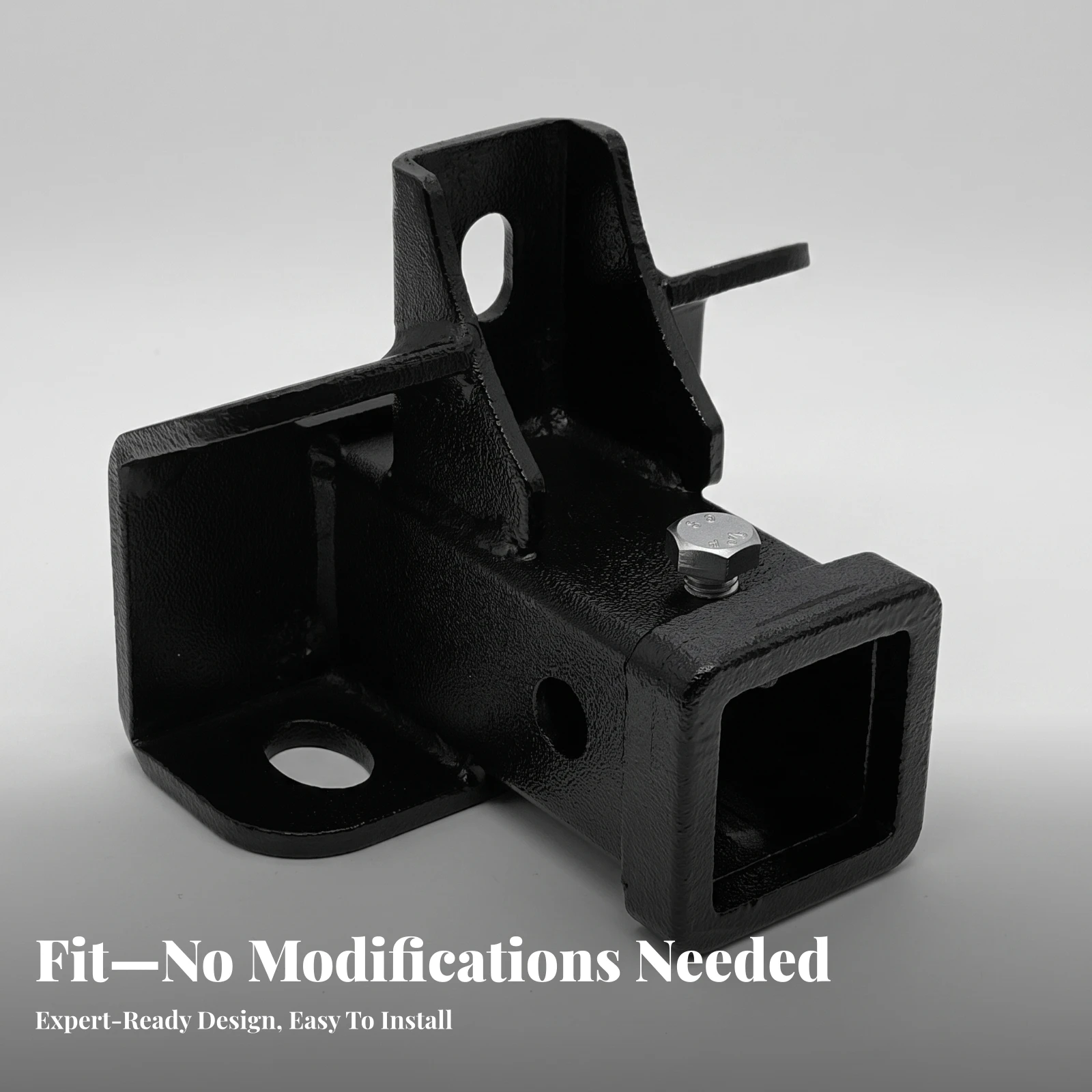 Towing Hitch Adapter with Square Receiver Direct Fit Hitch Adapter with Upright Bracket Hardware Welded Corrosion-Resistant