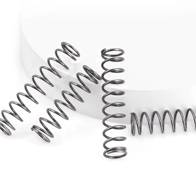 5-10pcs/Lot 1.5mm Stainless Steel Micro Small Compression Spring OD 9-30mm Length10mm to100mm