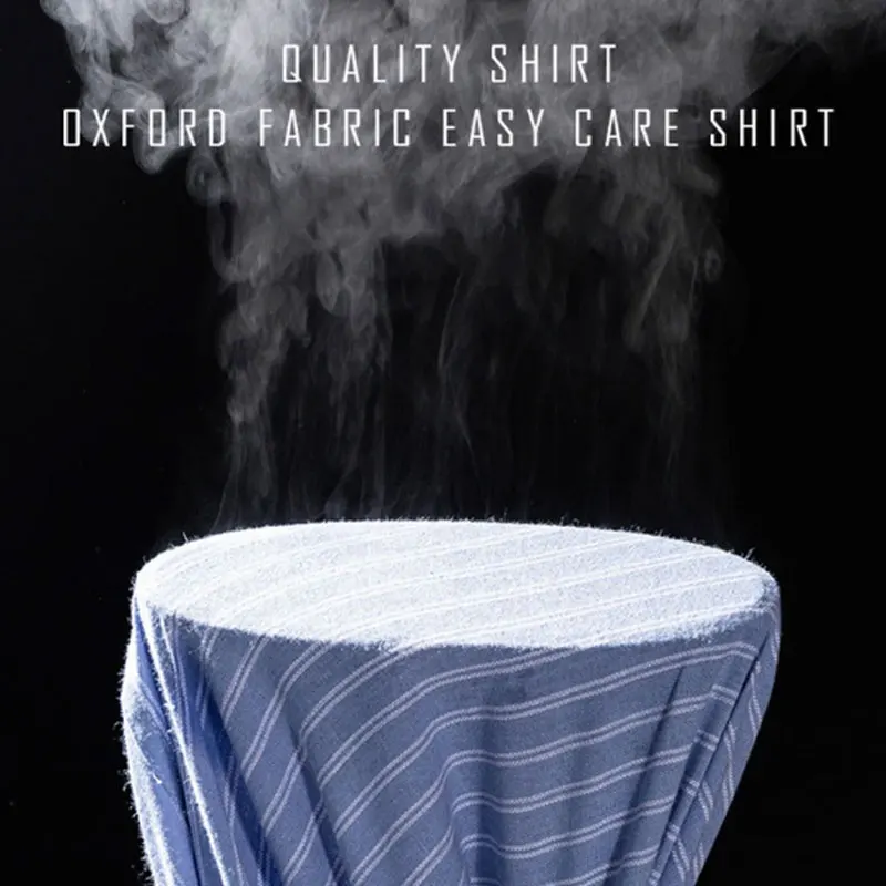 Chemise à manches longues Oxford pour hommes, 100% coton, sans repassage, mode plaid, rayure, décontracté, haute qualité, printemps, été, 6XL, 7XL