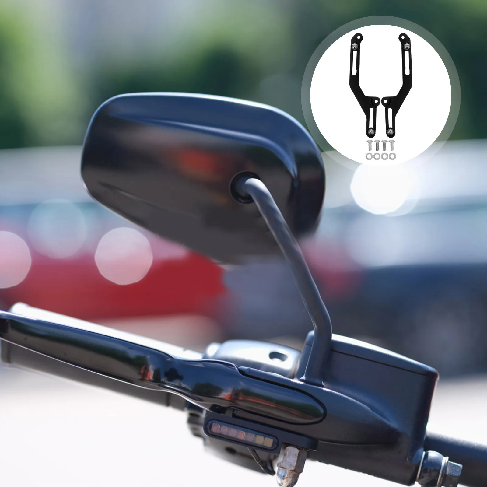 

Motorcycle Windscreen Adjuster Bracket Adjustable Height Angle For Transalp 2023 2024 Electric Scooter