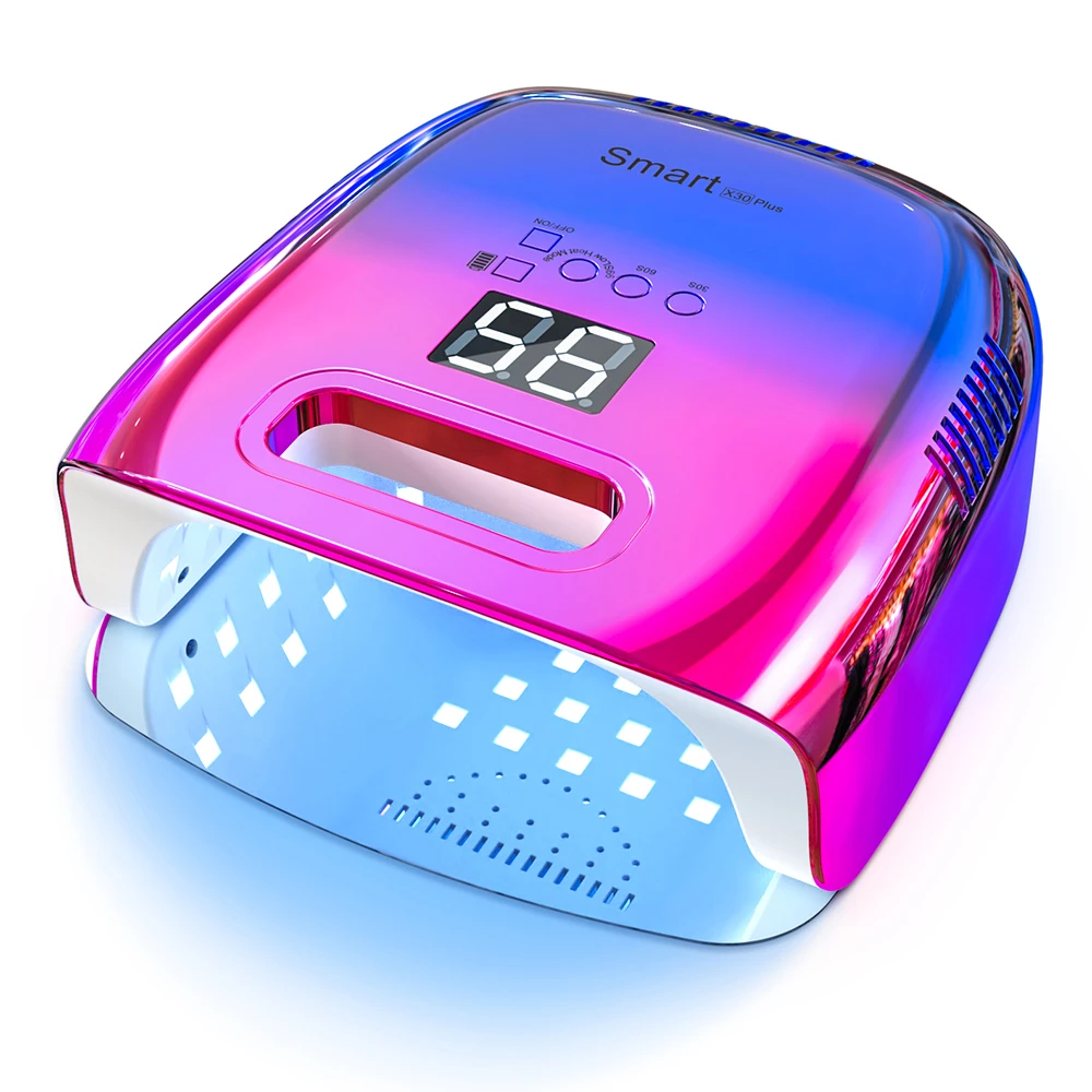 

2025 Popular Portable Led Nail UV Lamp Curing Lamp Dryer Nail Polish Gel Lamp With Timer and LCD Display