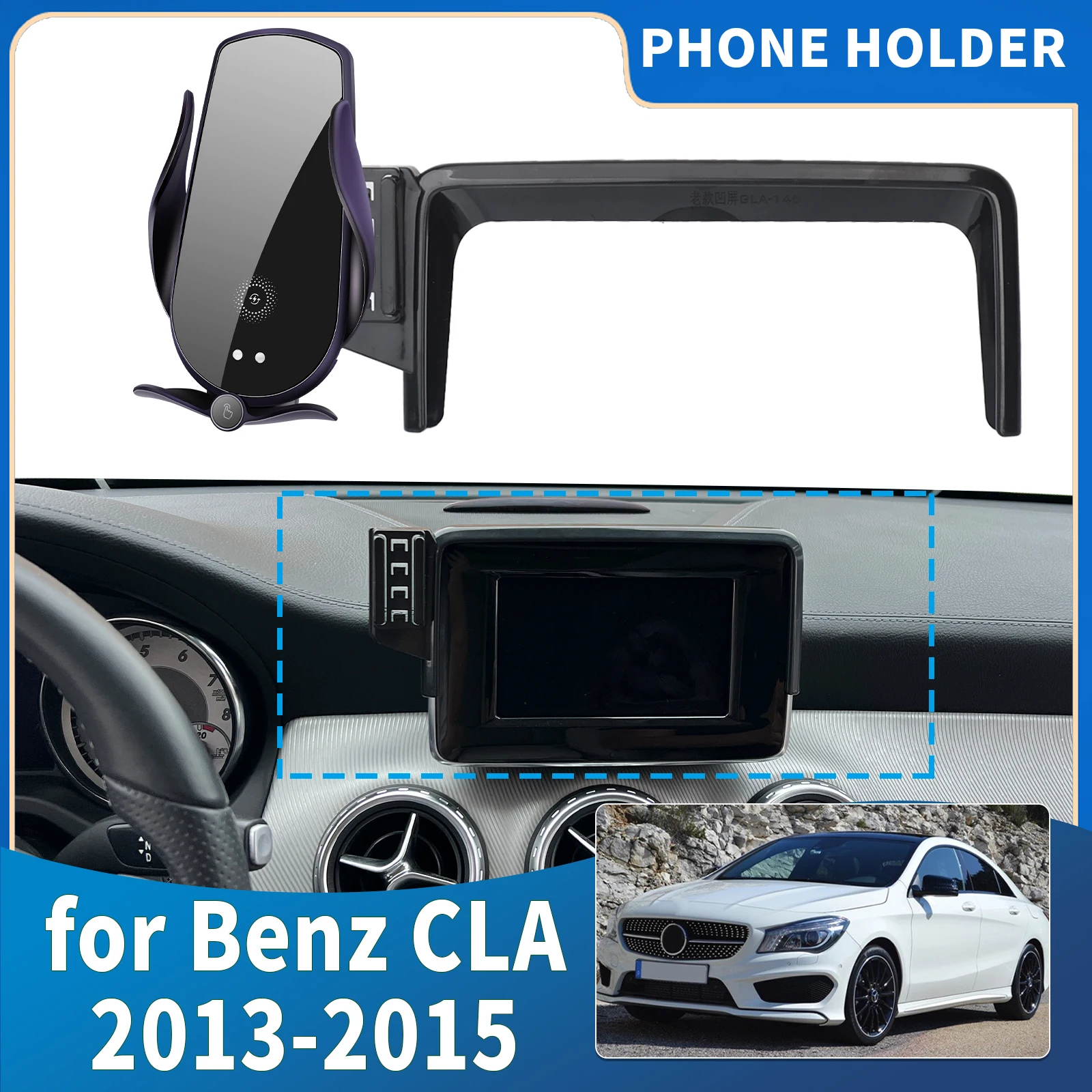 

fit for Mercedes-Benz CLA 2013 2014 2015 Integrated Screen Mount Phone Holder Mount Car accessoires