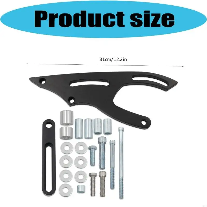 Lightweight Aluminum Steering Bracket Corrosion Resistant Device for Car 289 302 351W Saginaw P Series Pump with Hardware H9EE