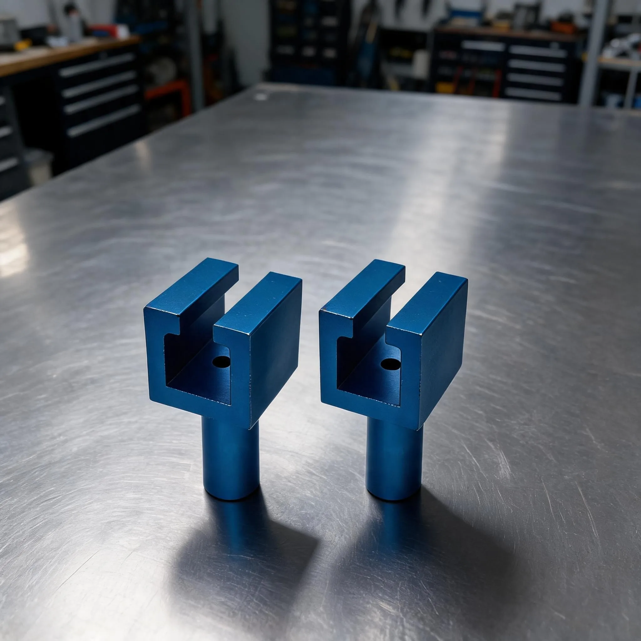 Aluminum Dent Puller Head for Automotive Slide Hammer Based Repair Tools with U Slot Engagement and For m6 Thread Compatibility