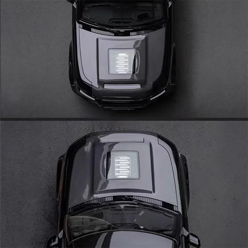 

For Land Rover Defender 90 110 130 20+ Carbon Fiber Hood Engine Cover Hood Car Headliner Hood Cover Upgrade Auto Parts Kit