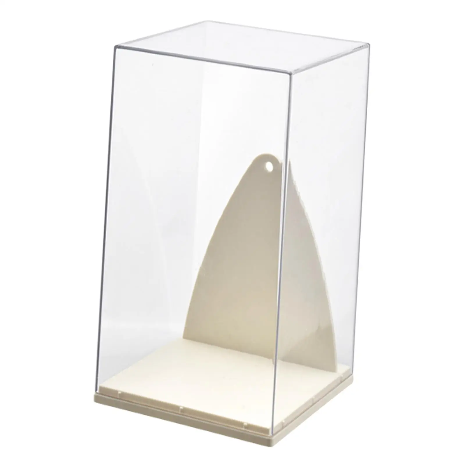 Plush Doll Storage Box Clear Stackable Organizer Figures Display Case for Miniature Dollhouse Miniatures Accessories