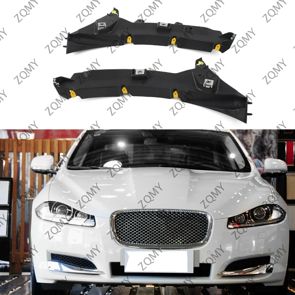 2pcs Car Front Bumper Mount Bracket Support For Jaguar XF XFR 2012 2013 2014 2015 C2Z16532 C2Z16531