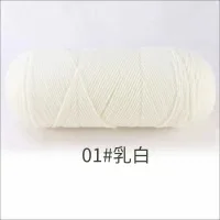 1Pc 200g milk Cotton yarn for hand knitting Acrylic Crochet Thread knit Sweaters Scarves lines Crocheting bag blanket amigurum