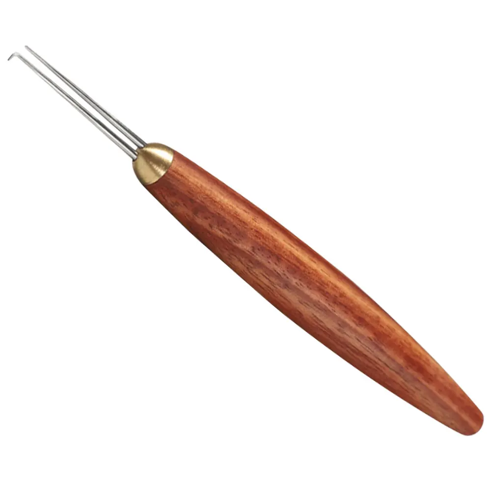 

Line Knotter Stainless Steel Blood Sandalwood Compact Professional Fishing Hook Tying Tool Lightweight Portable Design Long