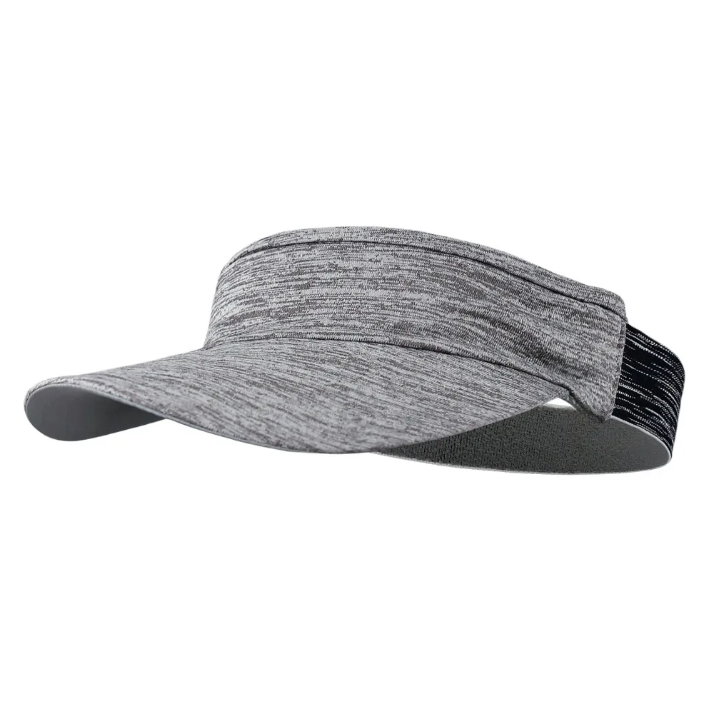 

Sweat Absorbent Empty Top Hat Quick Drying Mixed Colors Topless Visor Cap Breathable Sun Protection Sports Hat Tennis Beach