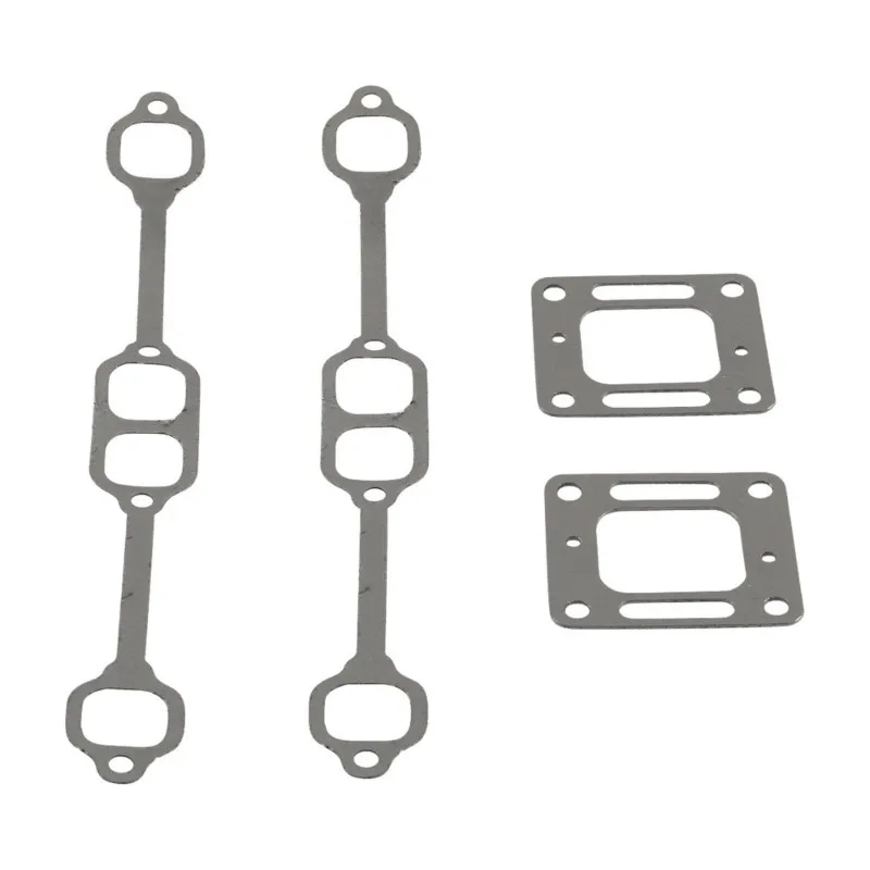 A11M-For Mercruiser 5.0 MPI 5.7 350 V8 Elbow Kits Exhaust Manifold Gaskets Riser Blocks Marine