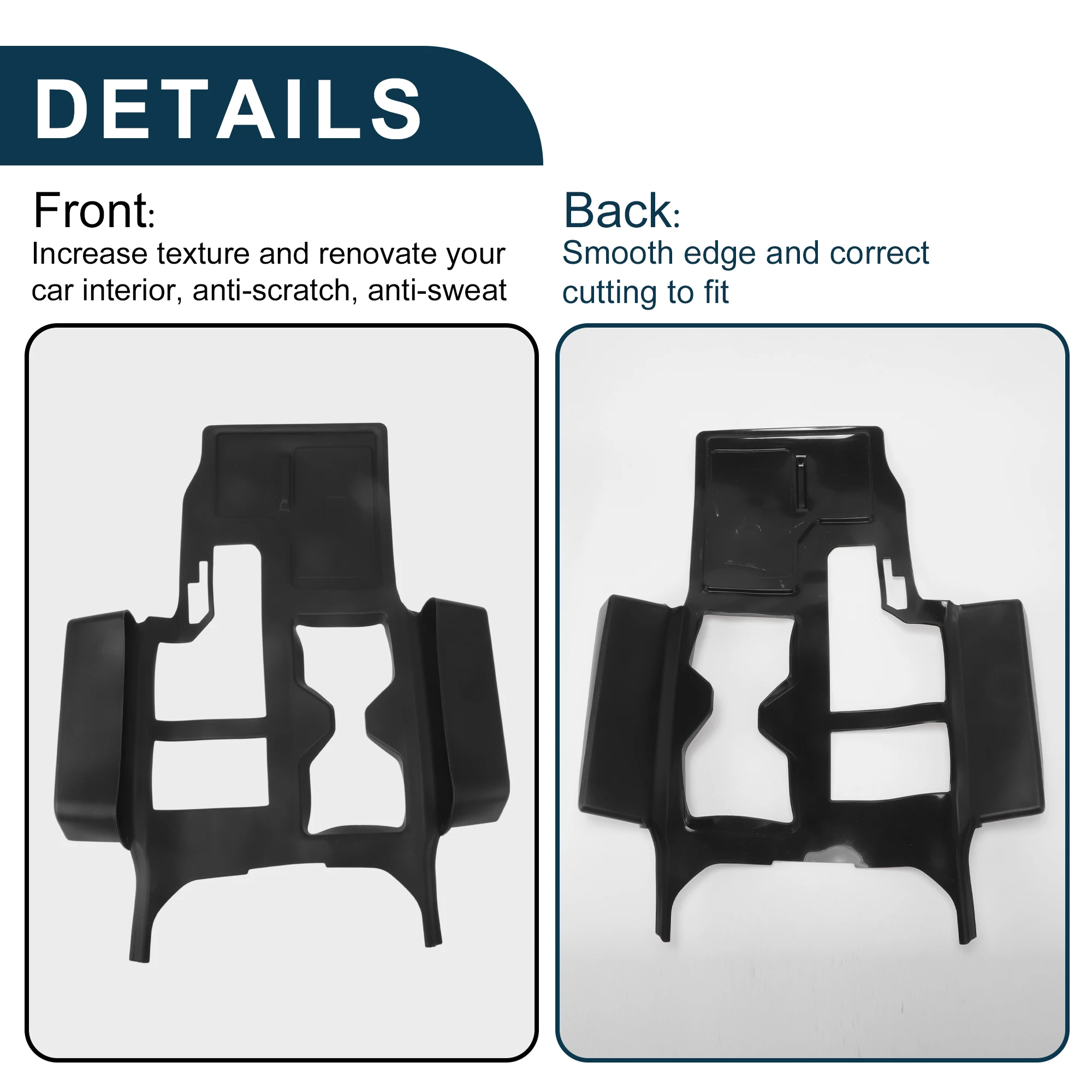 UXCELL سيليكون والعتاد التحول المقبض ملصق لتويوتا لاند كروزر برادو J250 LC250 24 25 #5