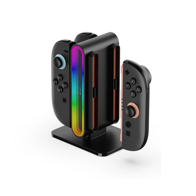 4 في 1 للتبديل 2 وحدة تحكم شاحن حوض دعم 4 Joycons قاعدة محمولة محطة شحن للتبديل 2 الملحقات