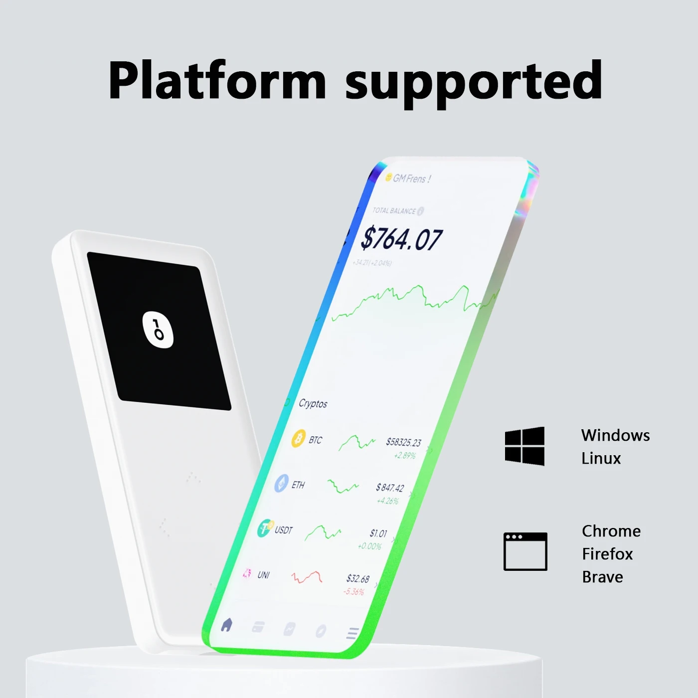 Imagem -04 - Offline Crypto Cold Storage Hardware Carteira Fido Key Security Mini Todos os Blockchains Open Source