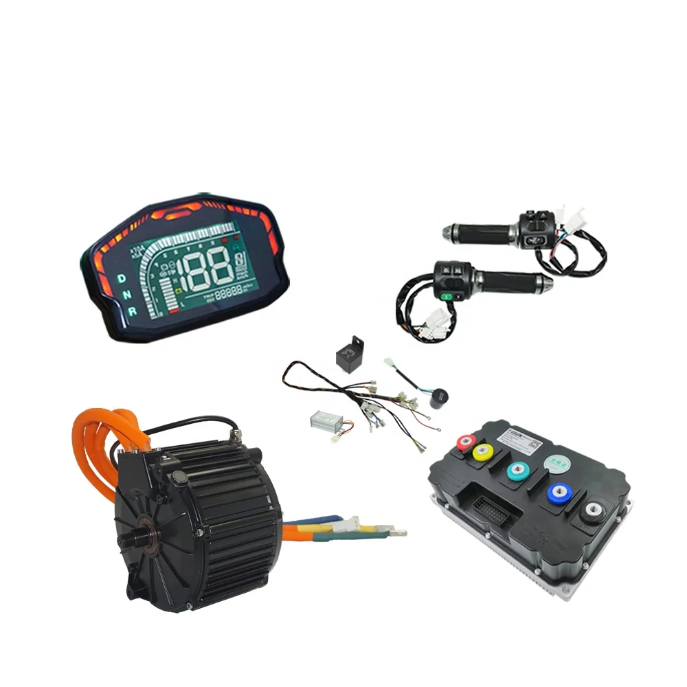 

QS165 35H 5000W V2 100KPH New Encoder PMSM Motor For Bike Offroad Dirtbike Lightbike Mid Drive Motor Kits ND72490B 490A