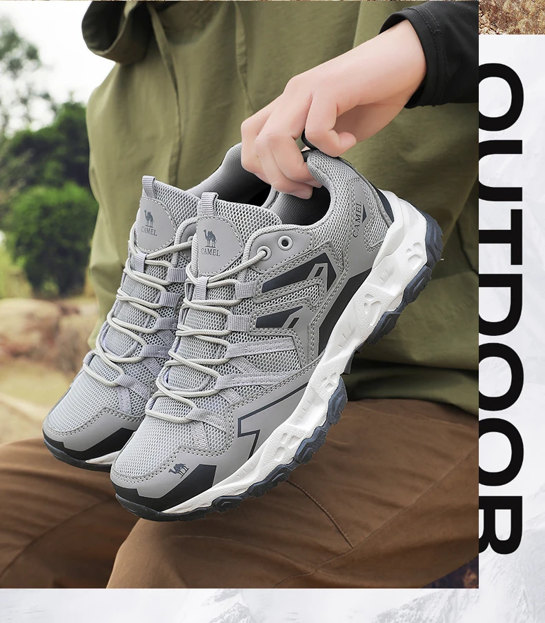 Herren Damen Wanderschuhe Outdoor-Sneaker Jogging Atmungsaktive Rutschfeste Sportschuhe Camping Training Trekking Klettern Trail-Schuhe – Detail 15