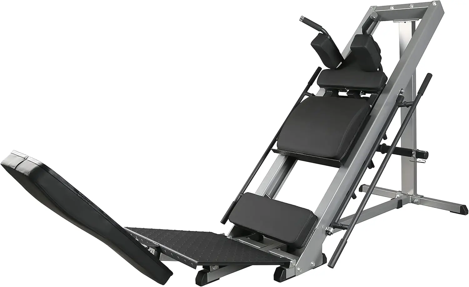 GFS Fitness, Leg Press Hack Squat Machine for Lower Body Weight Training (Quads, Hamstring, Glutes, Calves), 1,000 lb Weight