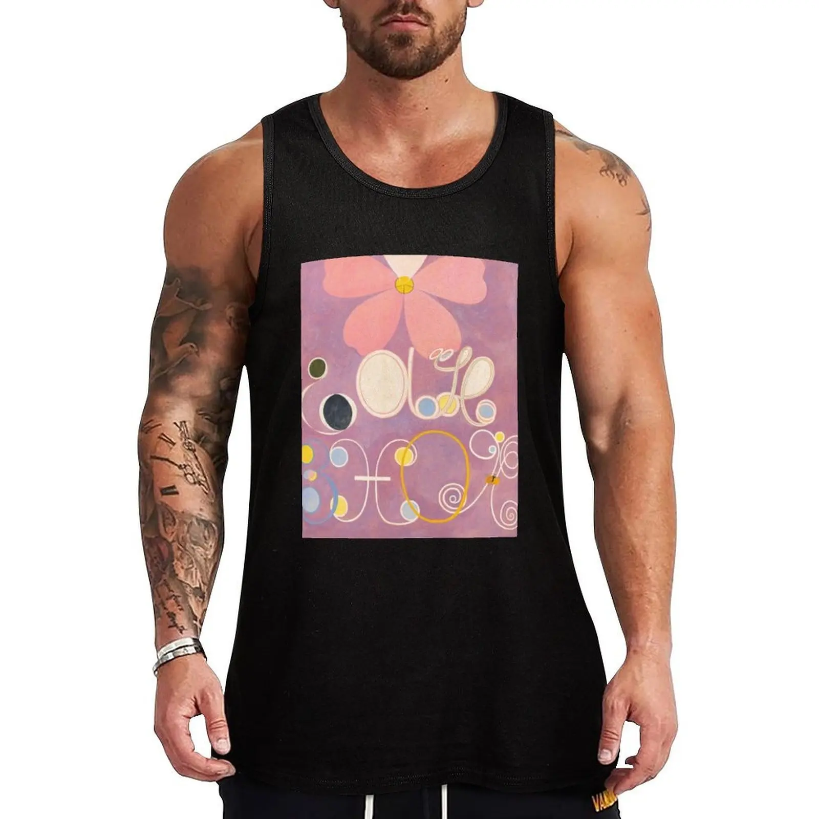 

Hilma af Klint - The Ten Largest, No.6, Adulthood, Group IV Tank Top Bodybuilding Fitness Tank Top Sleeveless Gym Shirt