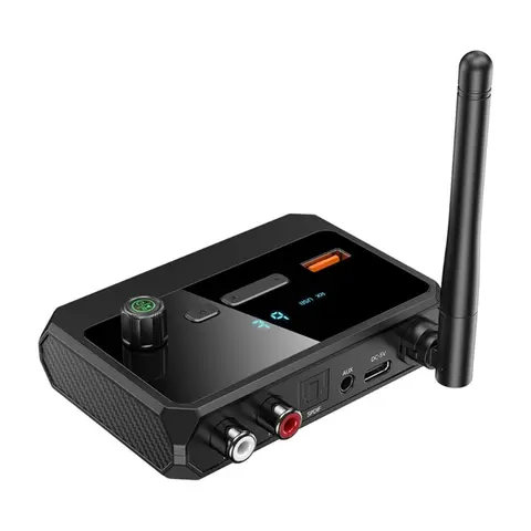 블루투스 호환 5.3 오디오 리시버 USB U 디스크 재생 무선 어댑터, AUX 3.5mm RCA 광학 잭, 자동차 스피커용