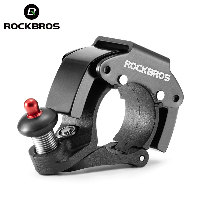 ROCKBROS Cycling Bike Bell Aluminum Alloy Horn Small Volume Portable Sound Alarm For Safety MTB Road Bike Ring Bike Accessories