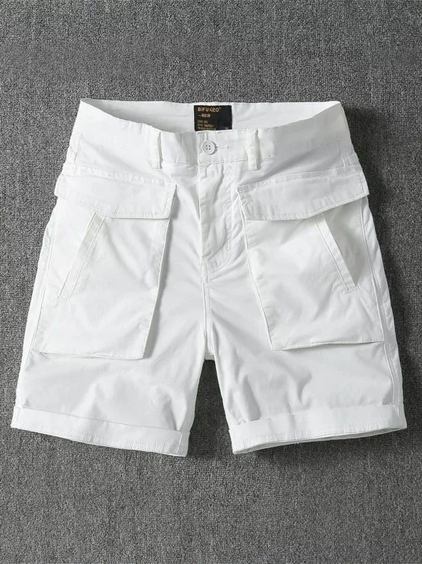 

Модные рабочие шорты свободного кроя, модель M, с эластичным поясом, карго-шорты, повседневные летние шорты для подростков