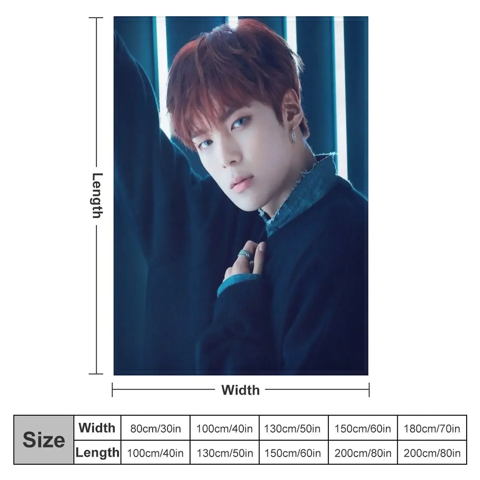 Minhyuk Throw Blanket Single wednesday Blankets