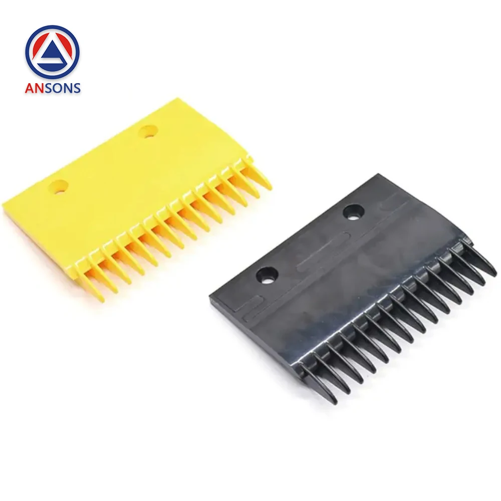 YS013B578 YS017B313 YS017B314 Mits*b*shi Escalator Comb Plate Plastic Black Yellow Ansons Escalator Spare Parts