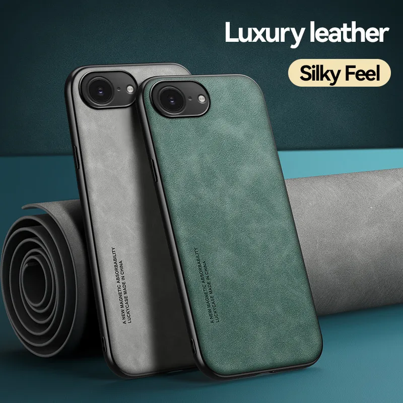 Skin Feeling Magnetic Case for Apple iPhone 16e iPhone 16 Pro Max Plus Protective Cover Shockproof Coque Funda Capa
