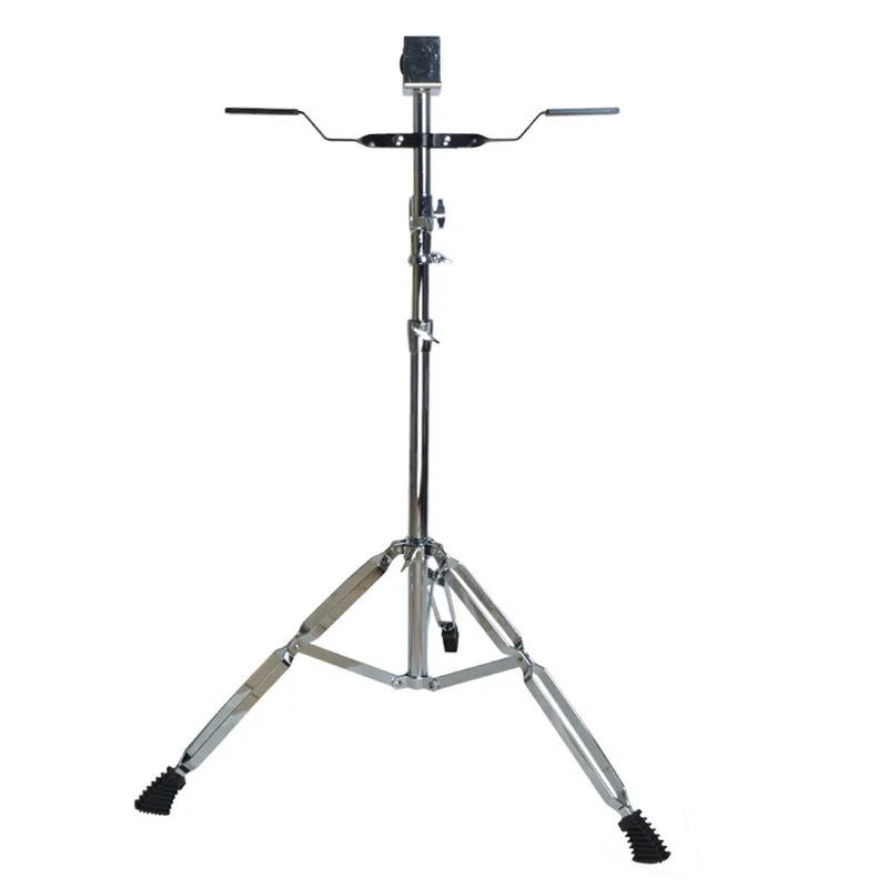 Metal Bongo Drum Stand Adjustable Height Portable Drum Bracket Lightweight Non Slip Instrument Holder Fit Prcctice Performance