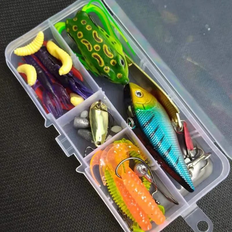 Kit Señuelos Wondersee con Jig Heads, VIB Rana y Vinilos - imagen 4