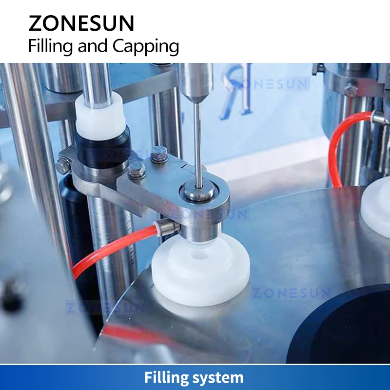 Zonesun Máquina automática de llenado y tapón de jeringa de producción de jeringa de alta velocidad Máquina envasadora de jeringa preenchida ZS-ZFC1