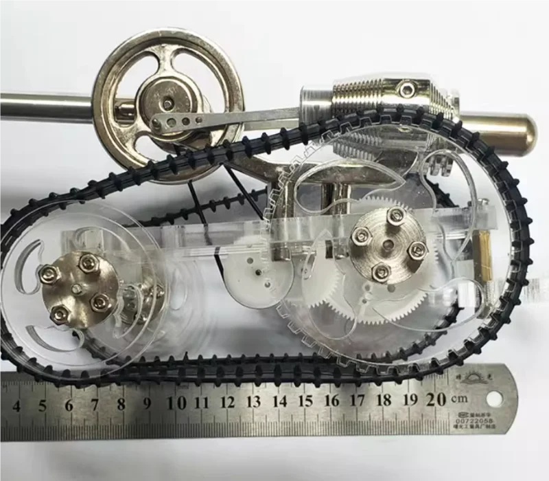 Picture 5: Stirling engine model, power physics popular science, small science creations, small inventions, tank car experimental toys