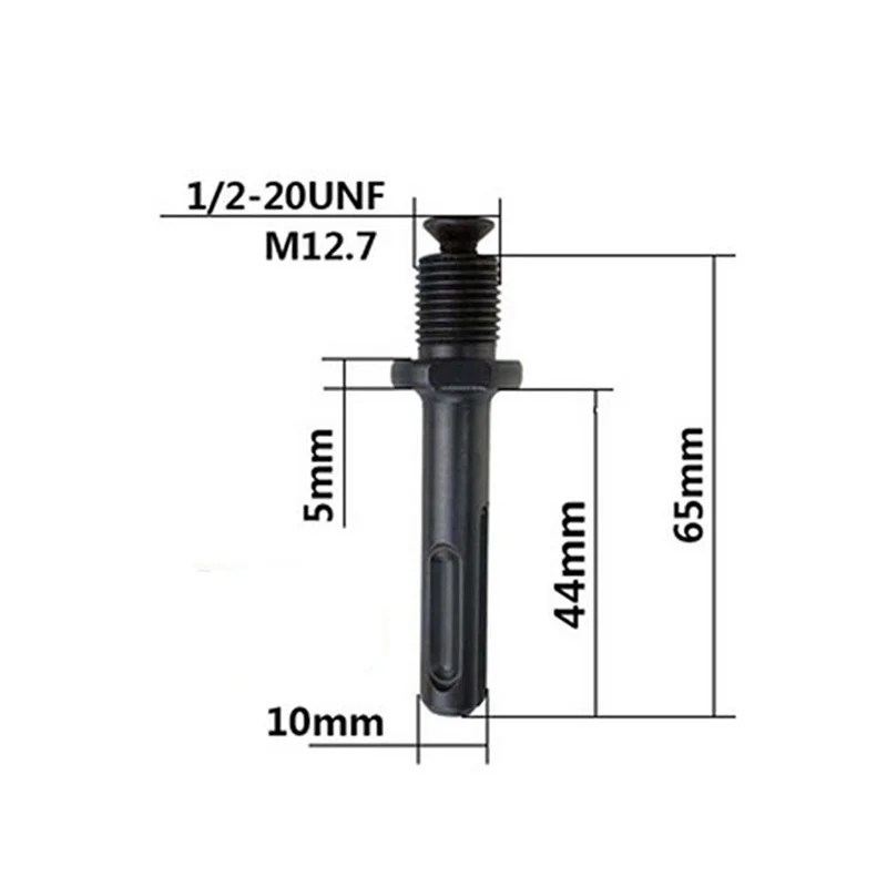 1,5-13mm Konverter 1/2"-20UNF Schlüsselbohrfutter Gewinde Schnellwechseladapter SDS 1/4" Sechskant Schlagschrauber Bit-Verbindungsstange – Detail 3