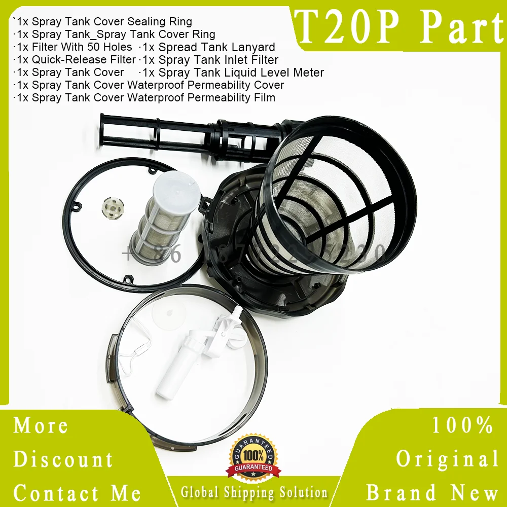 t20p-spary-tank-parts-kit-10pcs-set-for-dji-t20p-t25-t40-t50-agricultural-drone-accessories-repair-parts-original-brand-new