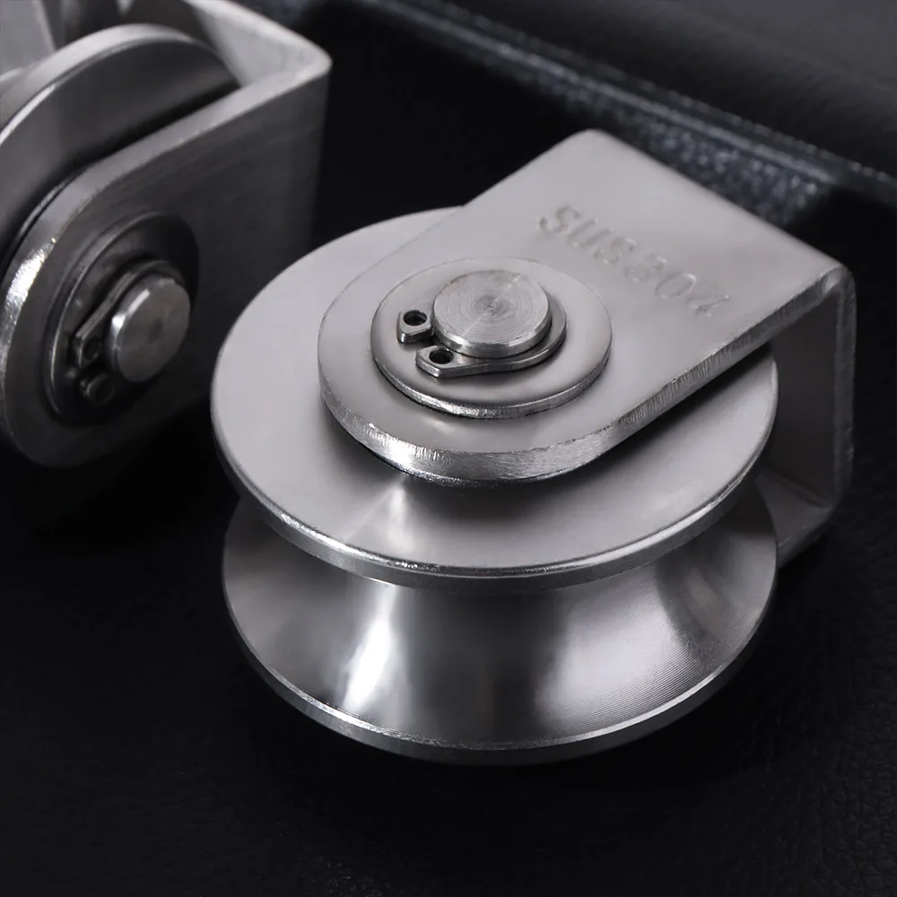Heavy Duty V Groove Pulley Corrosion Resistant Smooth Rolling V Sliding Gate Roller Wheel Easy Install Industrial Grade