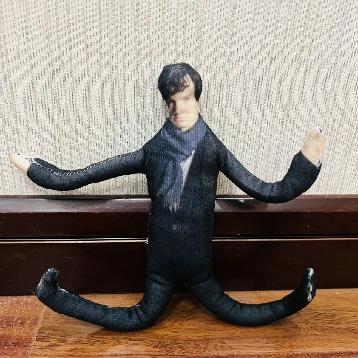 Sherlock Holmes Anime movable Stuffed Doll with Abstract Body Wire